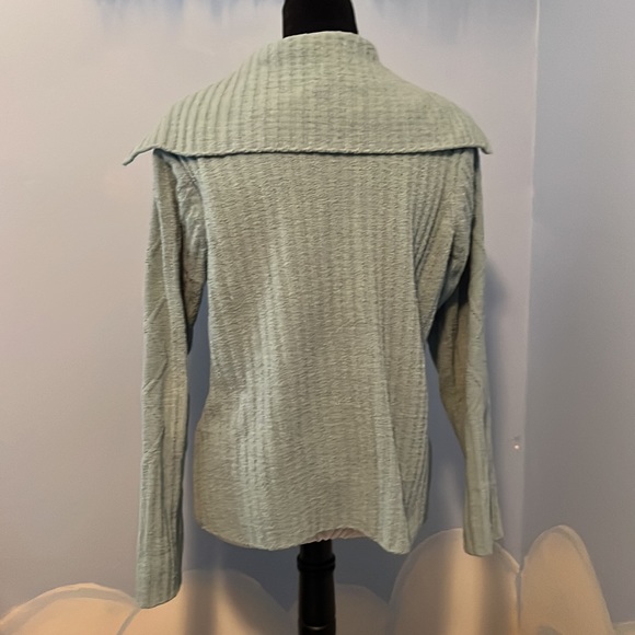 Sonoma mint green button up sweater, size XL, $13 - Picture 4 of 6